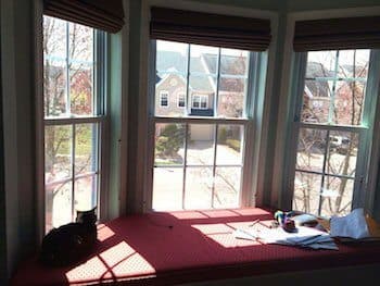 The window seat in my place… after moving in last winter I spent A LOT of time here pondering the new chapter unfolding for me